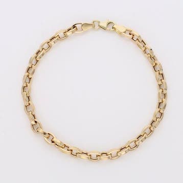 Armband - 14 karaat Geel goud, Sieraden, Tassen en Uiterlijk, Armbanden, Nieuw