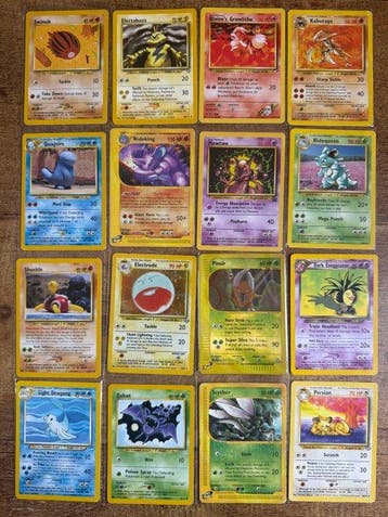 Pokémon - 16 Mixed collection - WOTC, Nieuw
