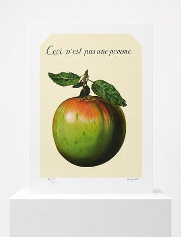 René Magritte (1898-1967) - Ceci nest pas une pomme