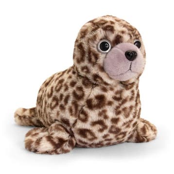 Keel Toys zeehond knuffel - pluche - bruin - 35 cm, Verzenden, Nieuw