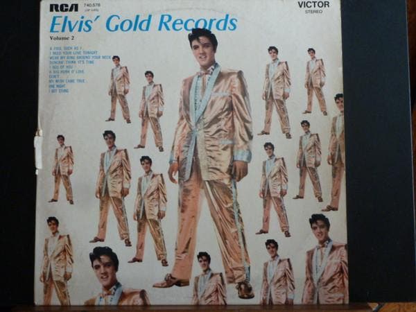 Elvis Presley - Elvis Gold Records, Vol. 2, Cd's en Dvd's, Vinyl | Pop, Gebruikt, Ophalen of Verzenden
