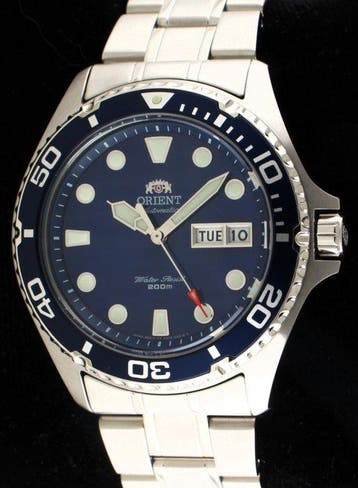 Orient - Mako 2 Ray 2 Blue - Divers Automatic Submersible, Nieuw