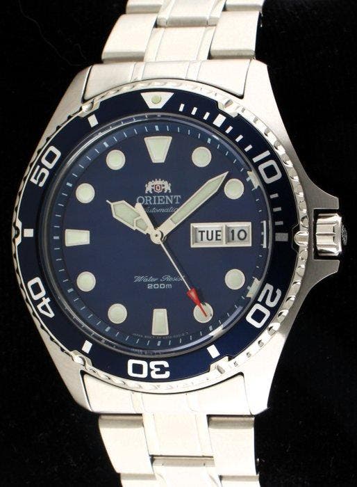 Orient - Mako 2 Ray 2 Blue - Divers Automatic Submersible, Sieraden, Tassen en Uiterlijk, Horloges | Heren