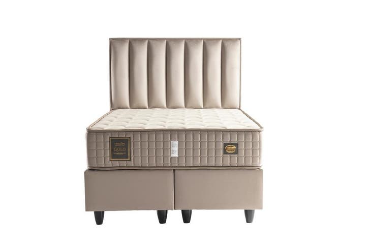 Twijfelaar Opberg Boxspring Gold 120x200 - diverse maten, Huis en Inrichting, Slaapkamer | Boxsprings, Nieuw, Tweepersoons, Verzenden