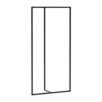 [en.casa] Kledingrek Hurdal kapstok 160x80x32 cm zwart, Huis en Inrichting, Kasten | Kledingkasten, Verzenden, Nieuw