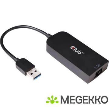 CLUB3D cac-1420 usb A Ethernet Zwart, Computers en Software, Verzenden, Nieuw, Club 3D