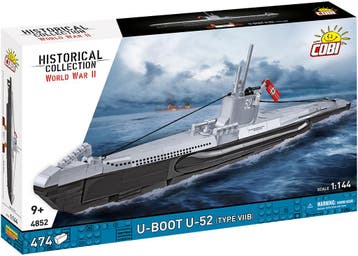 COBI 4852 U-Boat U52 VIIB (Leger bouwsets, Modelbouwsets), Verzenden, Nieuw