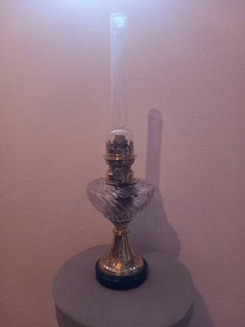Kosmos - Olielamp - Verguld messing, pirex