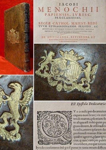 [NOBILITY PROVENANCE - COAT OF ARMS] Iacobus Menochius - De