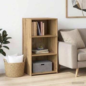 vidaXL Dressoir Artisanaal eiken 50 x 41 x 93 cm Bewerkt, Verzenden, Nieuw, Overige houtsoorten, Minder dan 50 cm