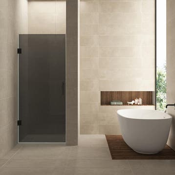 Wiesbaden Less Nisdeur - 80x200cm - 8mm Veiligheidsglas -, Doe-het-zelf en Verbouw, Sanitair, Ophalen of Verzenden, Nieuw, Glas