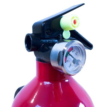 Brandblusser met Manometer Belgie Keur 1kg, Caravans en Kamperen, Ophalen of Verzenden, Nieuw