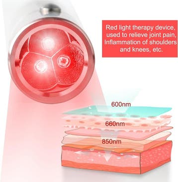 Infrarood Therapie Lamp | RVS | Retourdeal 40% Korting, Ophalen of Verzenden, Zo goed als nieuw, Lichaamsverzorging