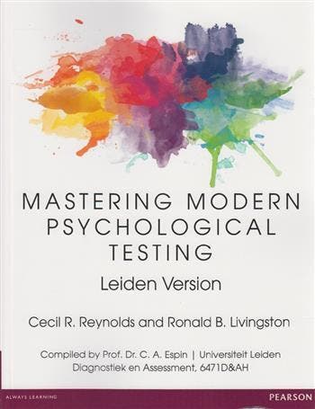 Mastering Modern Psychological Testing Custom, 9781784476052, Boeken, Studieboeken en Cursussen, Verzenden, Zo goed als nieuw