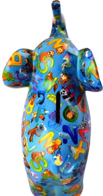 Pomme Pidou Spaarpot Olifant Darcy Standaard 003 (17x9x18..., Verzamelen, Spaarpotten, Verzenden, Nieuw