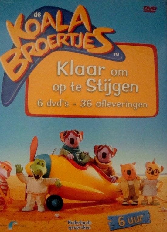 Koala Broertjes - Klaar om op te stijgen (6dvd) - DVD, Cd's en Dvd's, Dvd's | Kinderen en Jeugd, Verzenden
