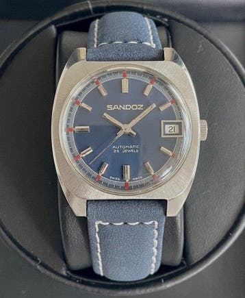 Sandoz - Automatic 25 Jewels Swiss Made – Vintage - Zonder, Nieuw
