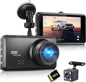 Dashcam 2.5K Voor & Achter | Retourdeal 35% Korting, Ophalen of Verzenden, Zo goed als nieuw