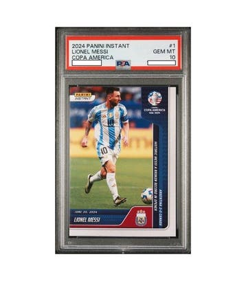 Lionel Messi - 2024 Panini Instant American Cup #1 - PSA 10, Nieuw