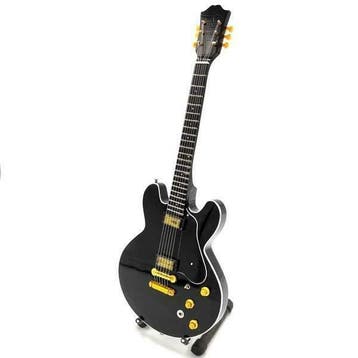 Miniatuur gitaar met gratis standaard, Ophalen of Verzenden, Nieuw, Pop, Beeldje of Miniatuur