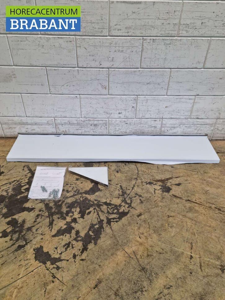RVS Wandschap schap 160 x 30 cm Horeca, Zakelijke goederen, Horeca | Keukenapparatuur, Nieuw in verpakking, Ophalen of Verzenden