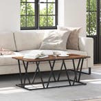 vidaXL Salontafel Gerookt eiken 100 x 50 x 40 cm, Verzenden, Nieuw, 50 tot 100 cm, Minder dan 50 cm