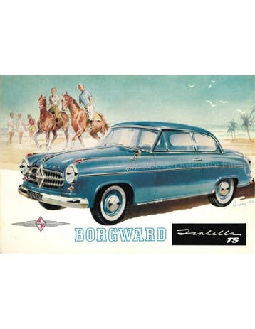 1955 BORGWARD ISABELLA TS BROCHURE DUITS, Nieuw, Author