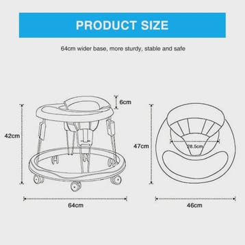 Verstelbare Baby Loopwagen met Afneembare Tray - Veilig en O, Verzenden, Nieuw