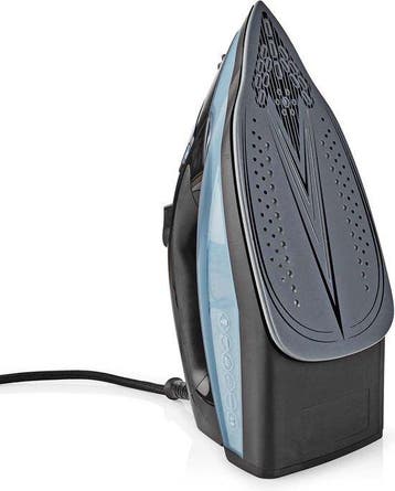 Nedis Stoomstrijkijzer - 2600 W - 25 g/m - Stoomstoot - Kera, Verzenden, Zo goed als nieuw