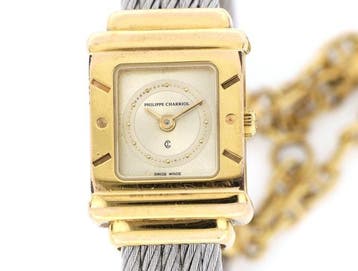 Philippe Charriol - Saint-Tropez Square - Zonder, Sieraden, Tassen en Uiterlijk, Horloges | Heren, Nieuw