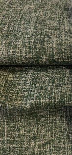 Gevlochten geweven stof met bouclé-effect melange, gemaakt