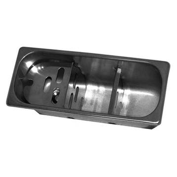 IJslepel Spoelbak | RVS | Incl. Standpijp | 270x110x120(h)mm, Verzenden, Nieuw in verpakking