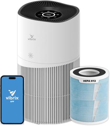 Vibrix Luchtreiniger Air Purifier - HEPA + - Ionisator - met, Verzenden, Nieuw