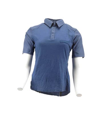 Icebreaker Polo in maat XS Blauw, Icebreaker, Verzenden, Zo goed als nieuw, Blauw