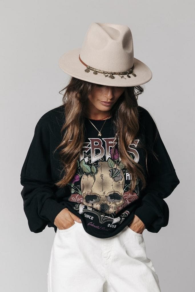 Colourful Rebel Aelys Coins Hoed - Maat S/M, Kleding | Dames, Overige Dameskleding, Verzenden