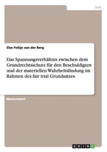 9783656470311 Das Spannungsverhaltnis zwischen dem Grundr..., Verzenden, Nieuw, Else Feikje van der Berg