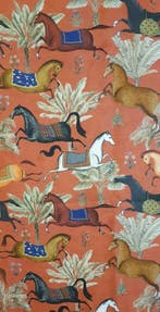 Stof Chevalier met galopperende paarden - Horses Design -