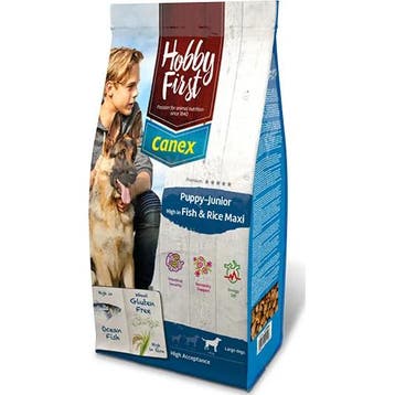 HobbyFirst Canex Puppy / Junior High in Vis & Rijst Maxi..., Verzenden, Hond