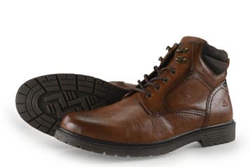 Bullboxer Veterboots in maat 45 Cognac, Overige kleuren, Verzenden, Boots, Zo goed als nieuw