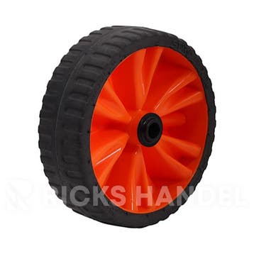 PU wiel 300x4 - oranje velg - asgat 20 mm, Watersport en Boten, Boottrailers, Ophalen of Verzenden, Nieuw