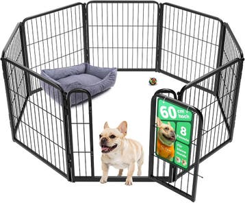 Puppyren - Hondenren- Dierenren - 60 cm hoog - Zwart - FXW H, Verzenden, Zo goed als nieuw
