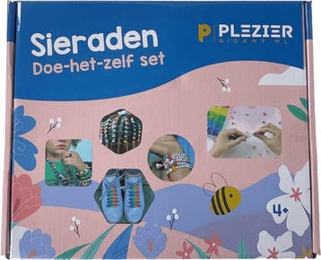 Sieraden Doe-het-zelf set - DIY Complete set - Glaskralen, Ophalen of Verzenden, Nieuw