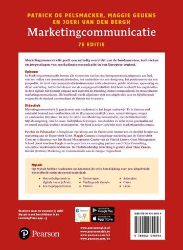 Marketingcommunicatie 9789043039956 Patrick De Pelsmacker, Boeken, Verzenden, Zo goed als nieuw, Patrick De Pelsmacker