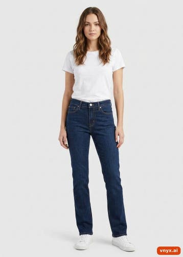 Levis Jeans Dames maat WW28 / L33 Blauw Vintage, Kleding | Dames, Ophalen of Verzenden, Nieuw