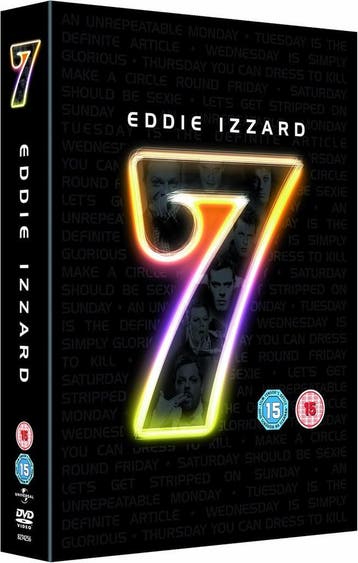 Eddie Izzard - 7 Shows -                    Gratis verzenden, Cd's en Dvd's, Dvd's | Tv en Series, Vanaf 12 jaar, Verzenden, Zo goed als nieuw