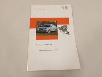 AUDI Zelfstudieprogramma #343 De nieuwe Audi A4 '05, Auto diversen, Handleidingen en Instructieboekjes, Verzenden