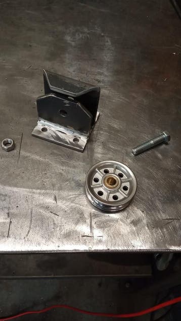 Rvs schijf met messing bus 75mm, Verzenden, Nieuw