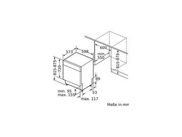 Siemens SN43ES27AE - Onderbouw Vaatwasser - 13 couverts - 42, Witgoed en Apparatuur, Vaatwasmachines, Verzenden, Zo goed als nieuw