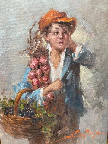 Angelo Sansone (1949) - In piccolo venditore