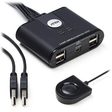 USB switch - USB A naar USB A - Aten, Verzenden, Nieuw